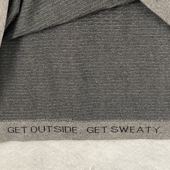 Lululemon Metal Vent Tech Shirt Mens Large Gray Henley Long Sleeve - Picture 3 of 11